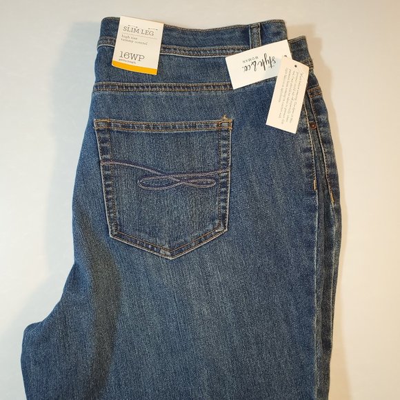 Style and Co Denim - Slim Leg Jeans -16W Petit